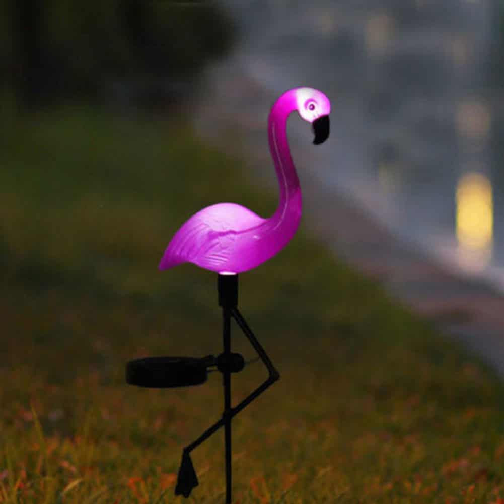 Solcellslampa Djur "Flamingon"