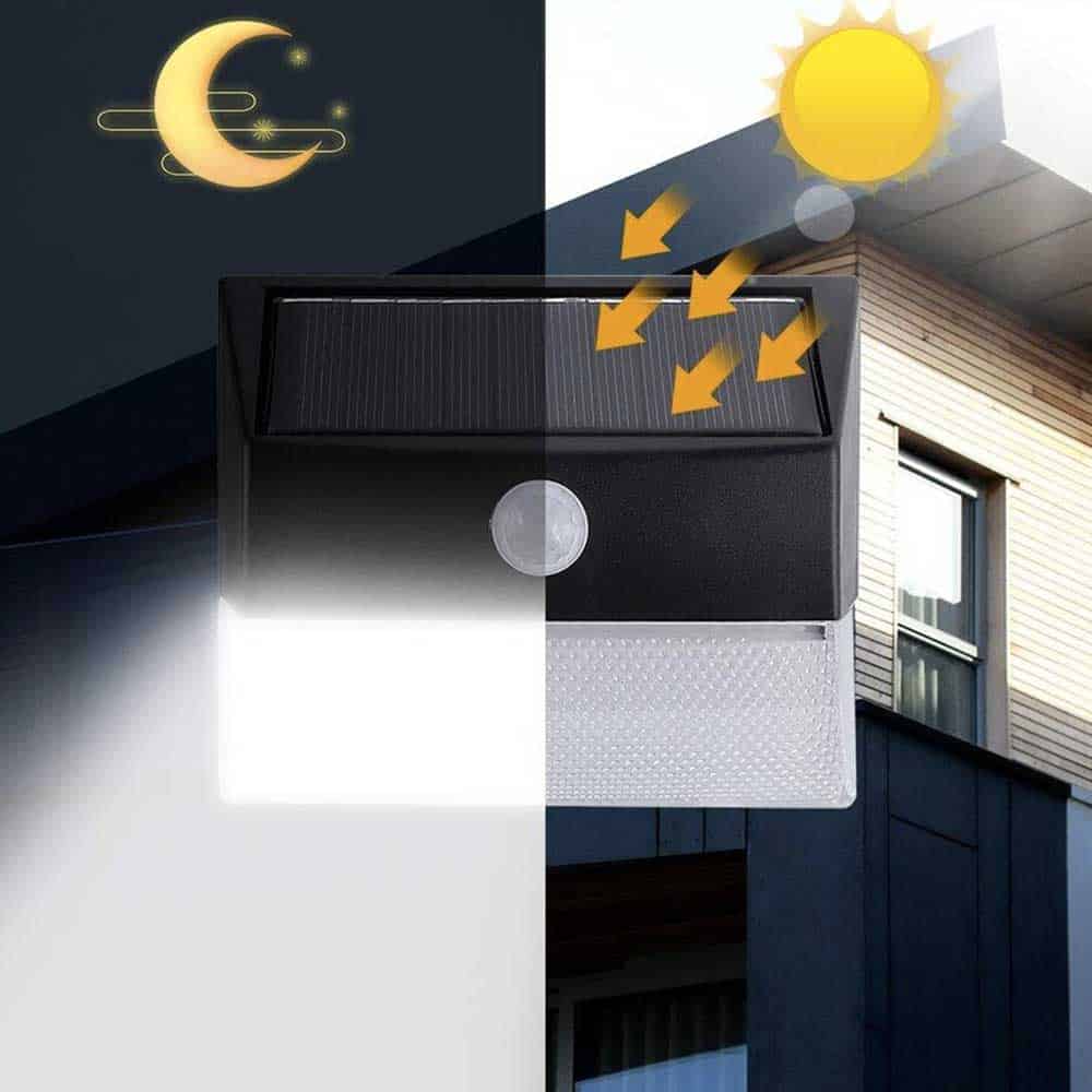 Solcell Vägglampa Set Om 2 Stycken