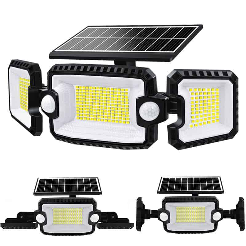 Vägglampa Solcell Utomhus Rörelsedetektor (305 Led)