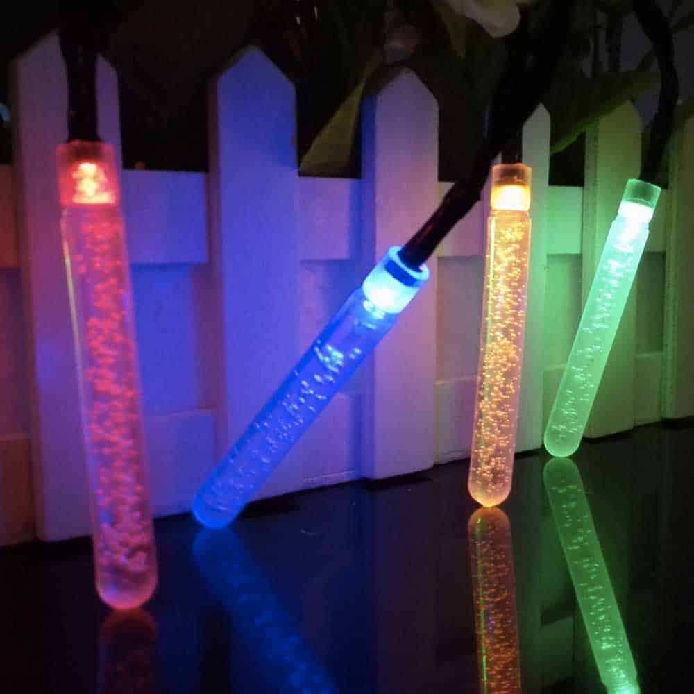 Ljusslinga Med Solcell "Flerfärgad Bubbel Led-Tub"