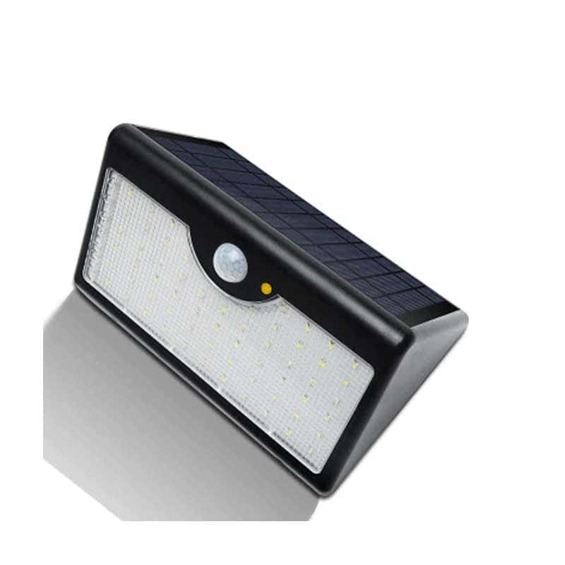 Solcell Vägglampa 60 Led (Fjärrkontroll)