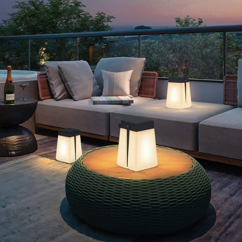 Solcellslampa Utomhus Design Lyxig Led-Belysning