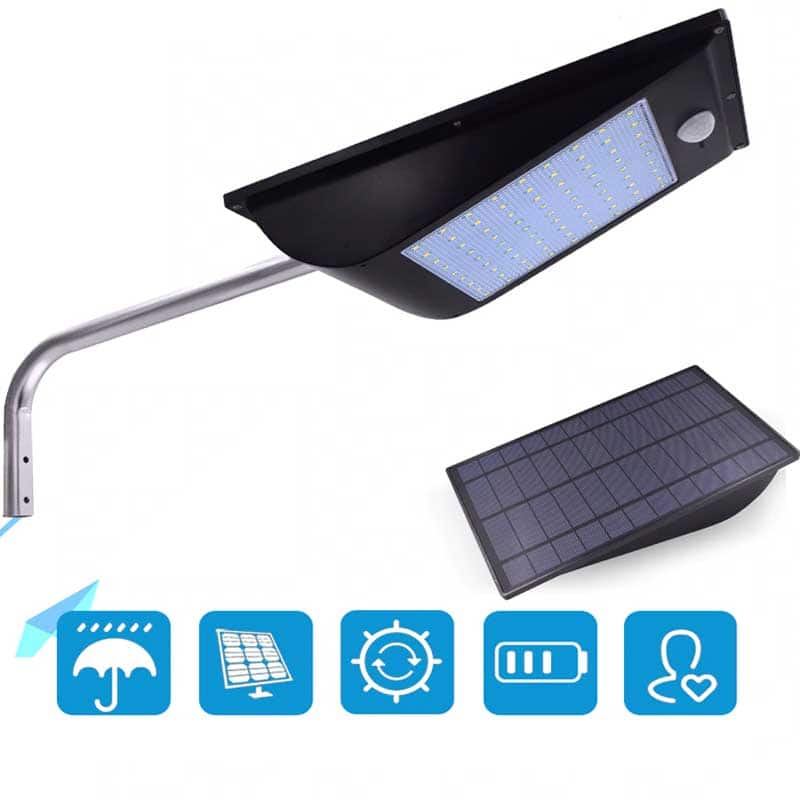Solcellslampa Vägg Mini "Gatulampa 81 Led"