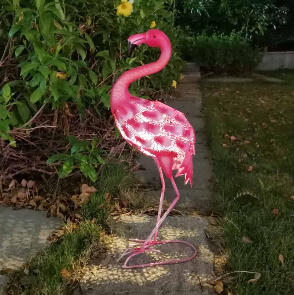 Solcell Flamingo Lysande