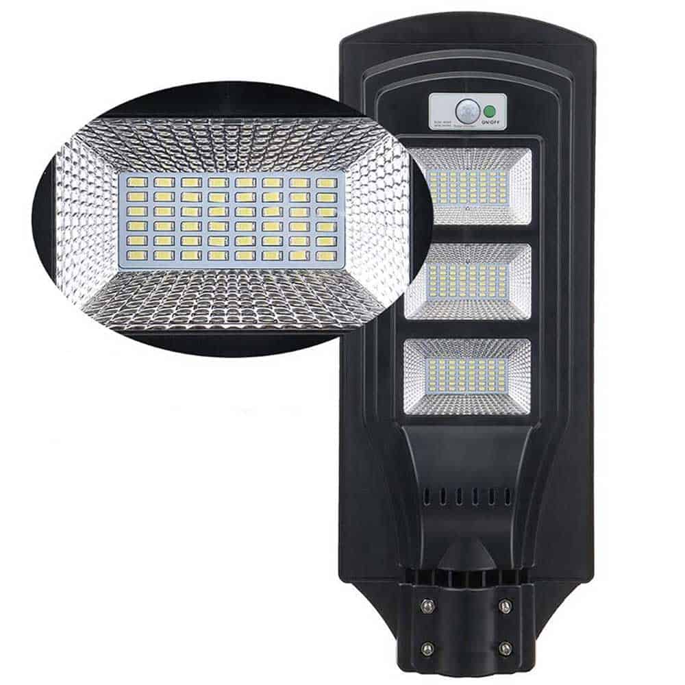 Gatulampa Solcell Trippel Fläck 20/40/60 Watt