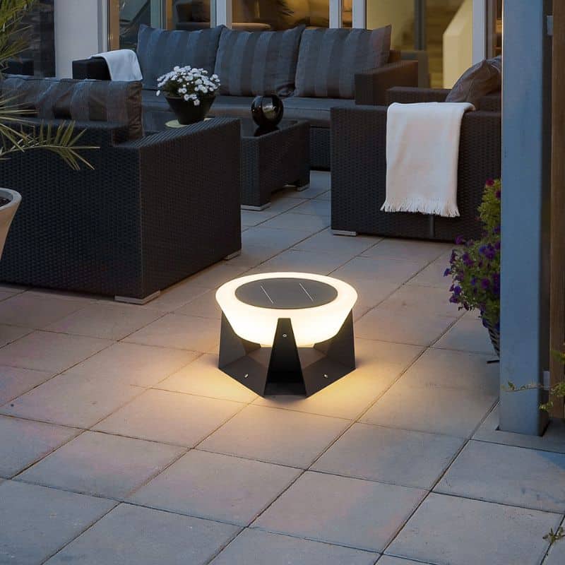 Solcellslampa Utomhus Design Lyxig Mini Trädgårdsbord