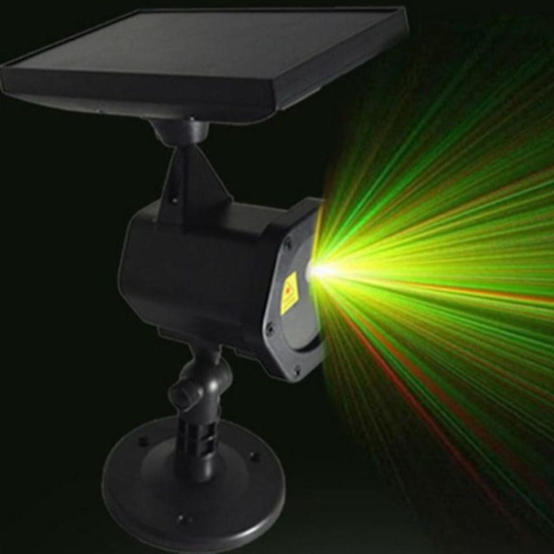 Laser Projektor Solcell "Laser Hem" Jul