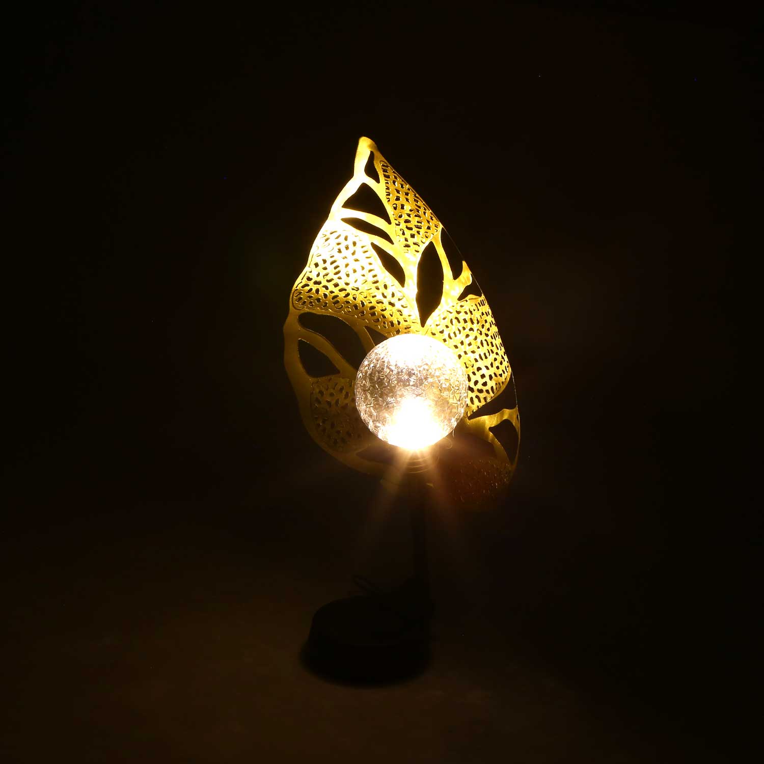 Solcellslampa Pinne "Metallblad"