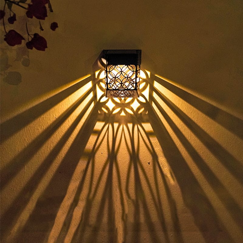 Solcellsdriven Vägglampa