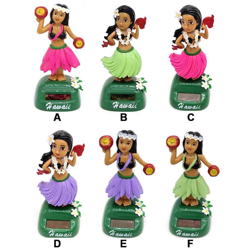 Rolig Solcellsbelysning Hawaii Flicka
