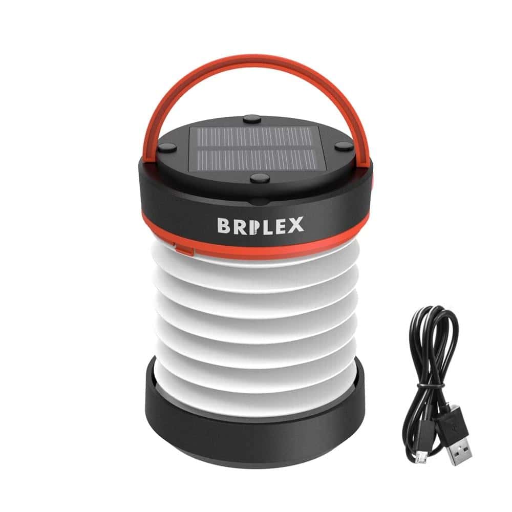 Solcellslampa Hopfällbar Brilex Camping (Usb)