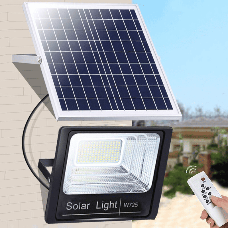Led Strålkastare Solcell Spotlight 120 Watt (Fjärrkontroll)
